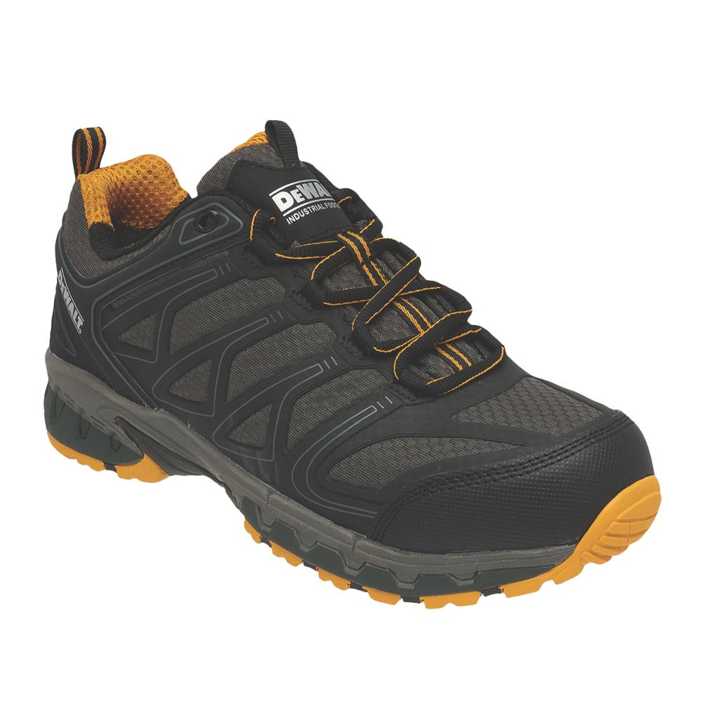 DeWalt Garrison   Safety Trainers Charcoal Grey / Yellow Size 12