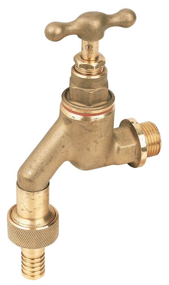 Pegler HU Bib Tap with Check Valve ½" x ½" Screwfix.eu