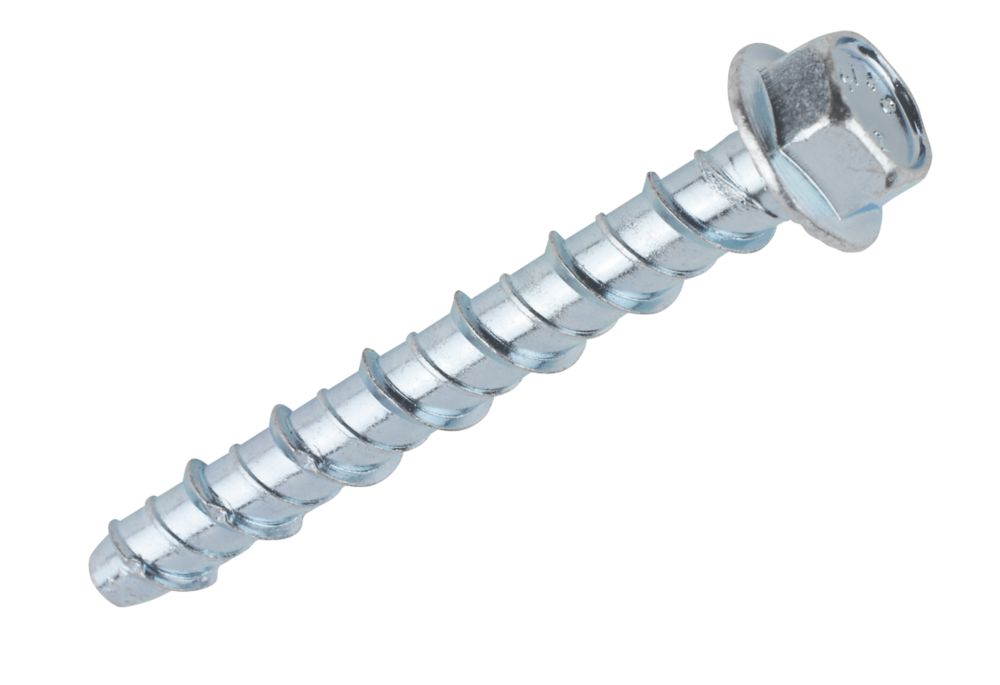 Easyfix  Bright Zinc-Plated Carbon Steel Concrete Bolts M10 x 120mm 10 Pack