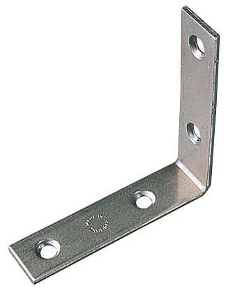 Corner Braces Zinc-Plated 77 x 77 x 16.5mm 10 Pack