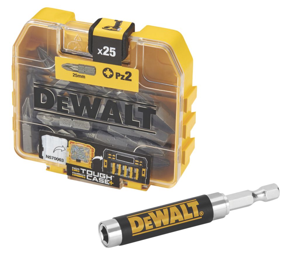 DeWalt Screwdriver Bit Box PZ2 x 25mm 25 Pcs