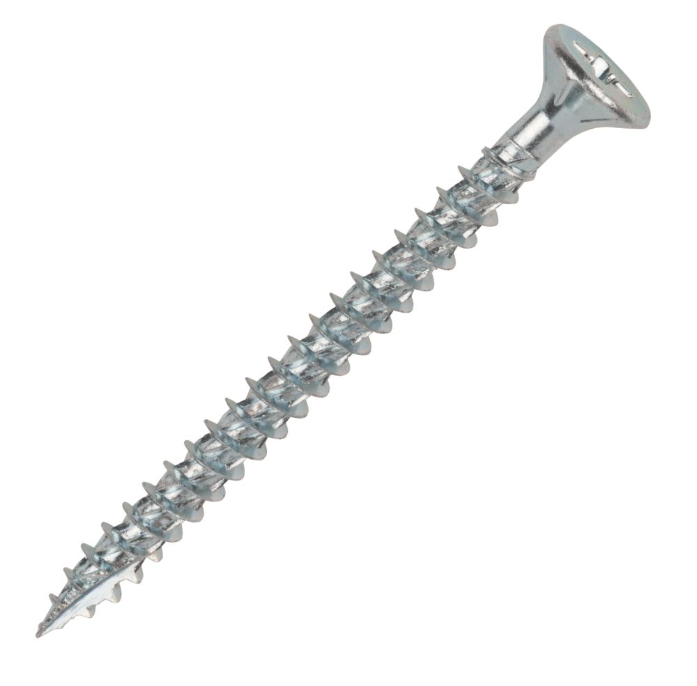 Turbo Silver PZ Double-Countersunk Multipurpose Screws 3 x 25mm 200 Pack