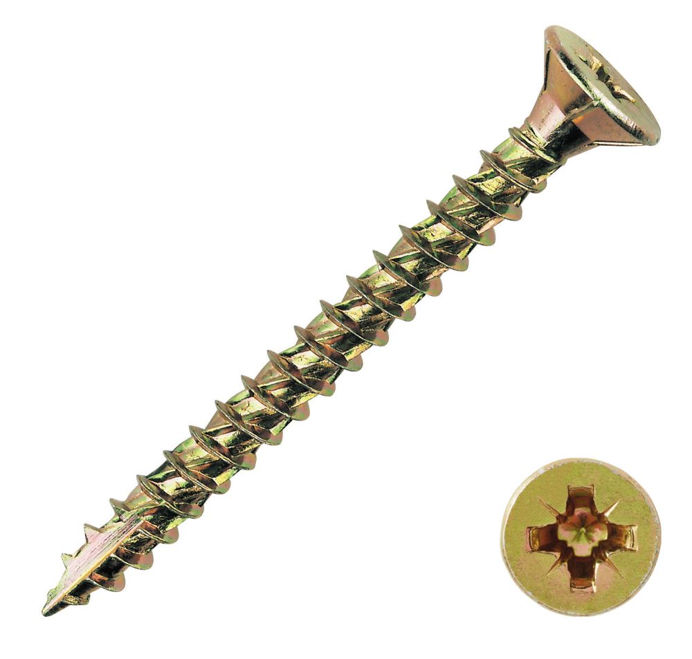 TurboGold PZ Double-Countersunk Multipurpose Screws 4 x 45mm 200 Pack