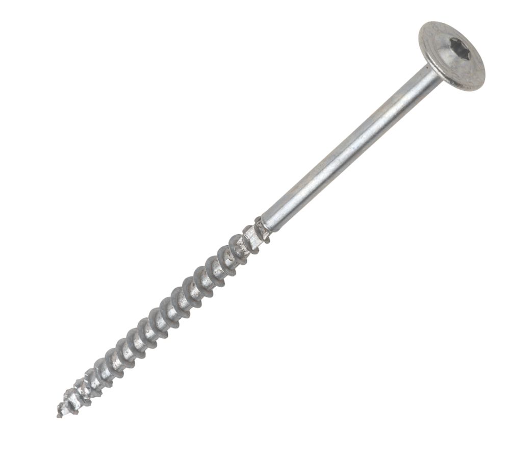Spax Wirox  Flange Wirox-Coated Timber Screws Silver 8 x 140mm 50 Pack