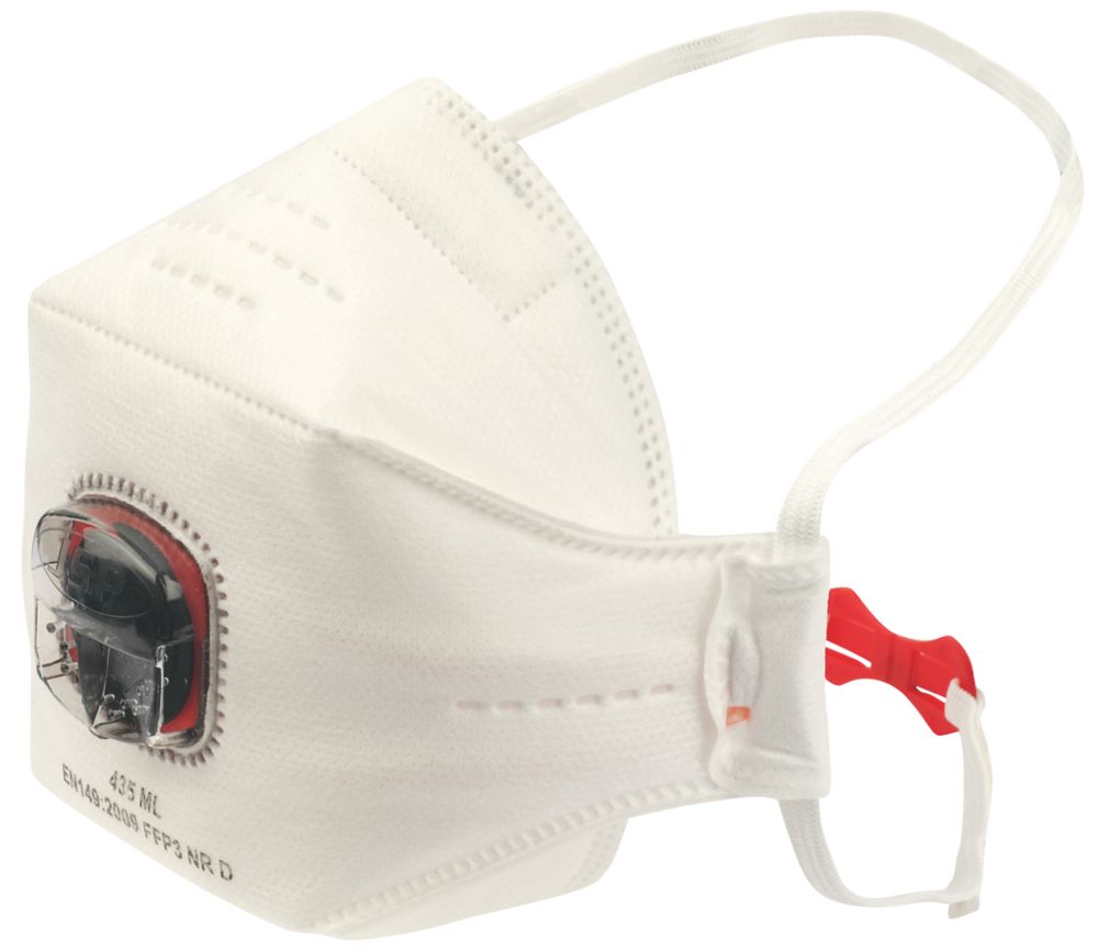 JSP SpringFit Disposable Tri-Fold Flat Mask P3