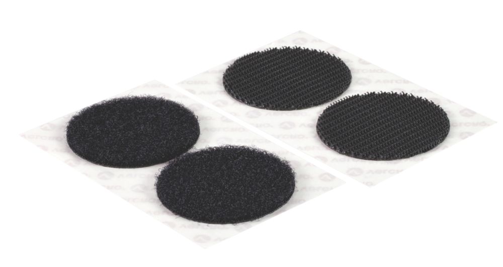 Velcro Brand  Black Heavy Duty Stick-On Coins 6 Pieces
