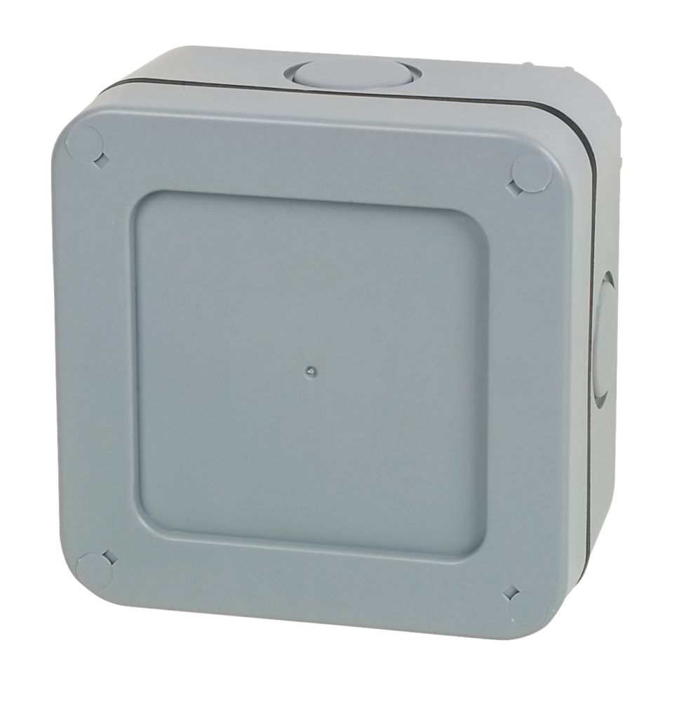 British General IP66 57A 5Terminal Weatherproof Outdoor Junction Box 60 x 120 x 120mm Screwfix.eu