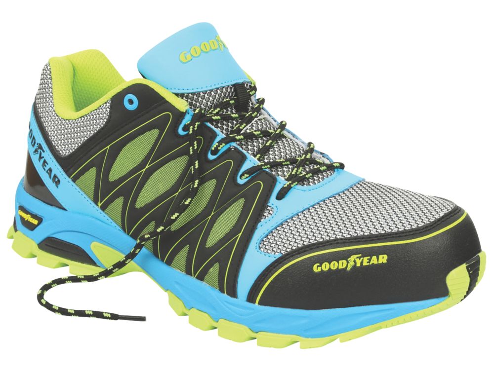 Goodyear GYSHU1503   Safety Trainers Black / Blue Size 10