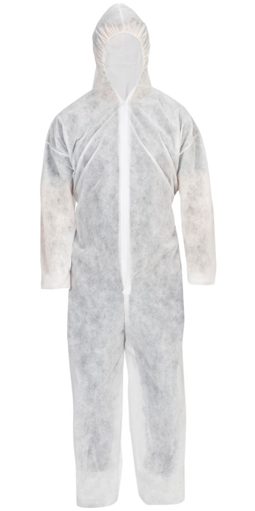 Disposable Coverall White XX Large 55" Chest 33" L