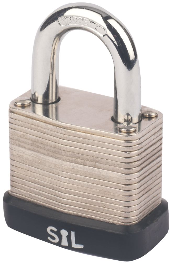 Smith & Locke  Laminated Steel  Weatherproof   Padlock 34mm