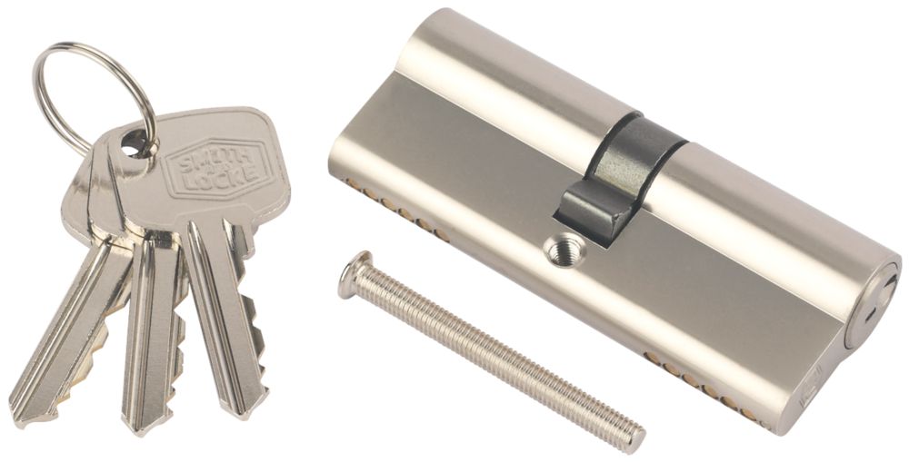 Smith & Locke 6-Pin Euro Cylinder 30-40 (70mm) Nickel
