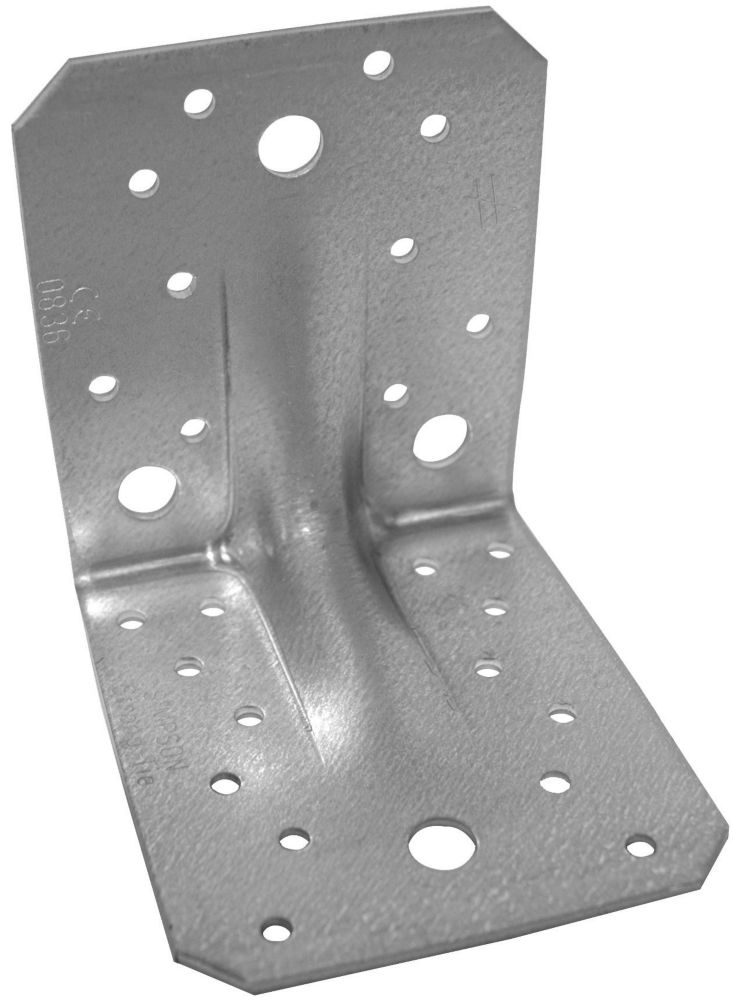 Sabrefix Heavy Duty Angle Brackets Galvanised 90 x 63mm 25 Pack