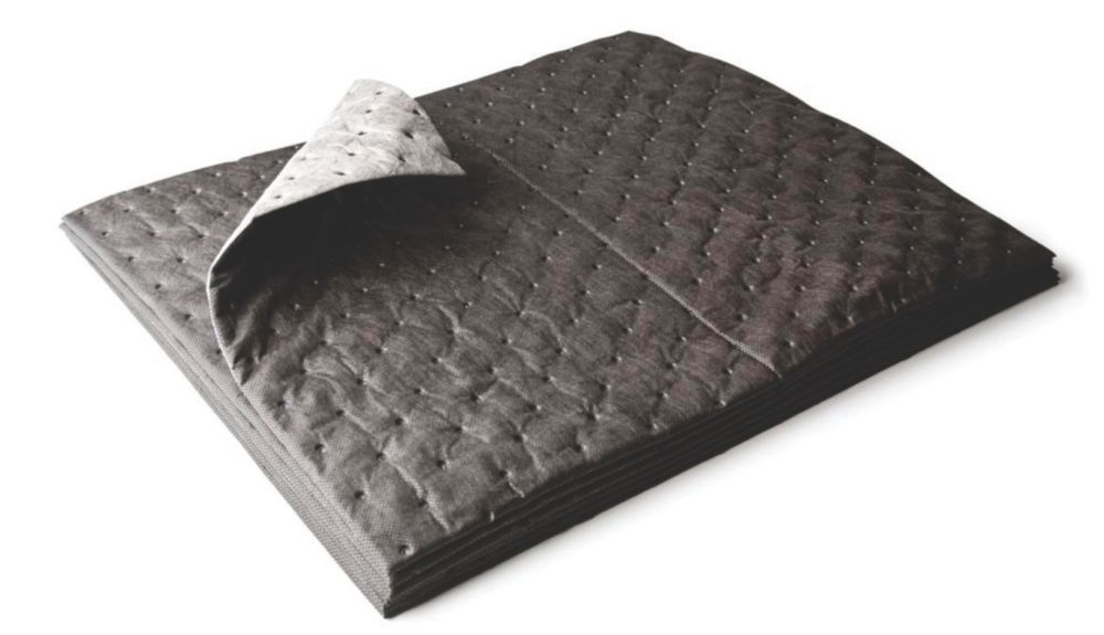Lubetech Black & White Maintenance Spillage Absorbing Pads 400mm x 500mm 25 Pack