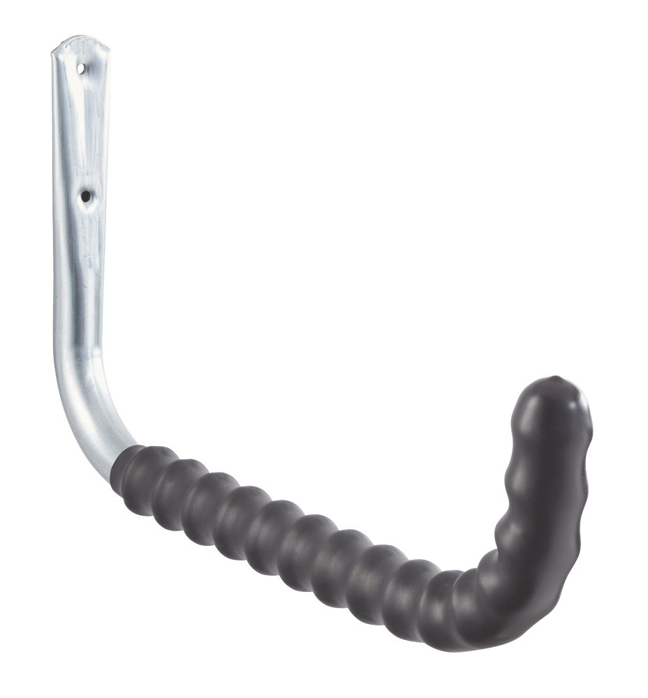 Smith & Locke Heavy Duty Anti-Slip Storage Hook Black 230mm
