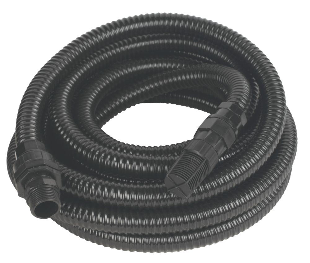 Reinforced Delivery Hose with Filter (24mm) Black 7m x 0.8"