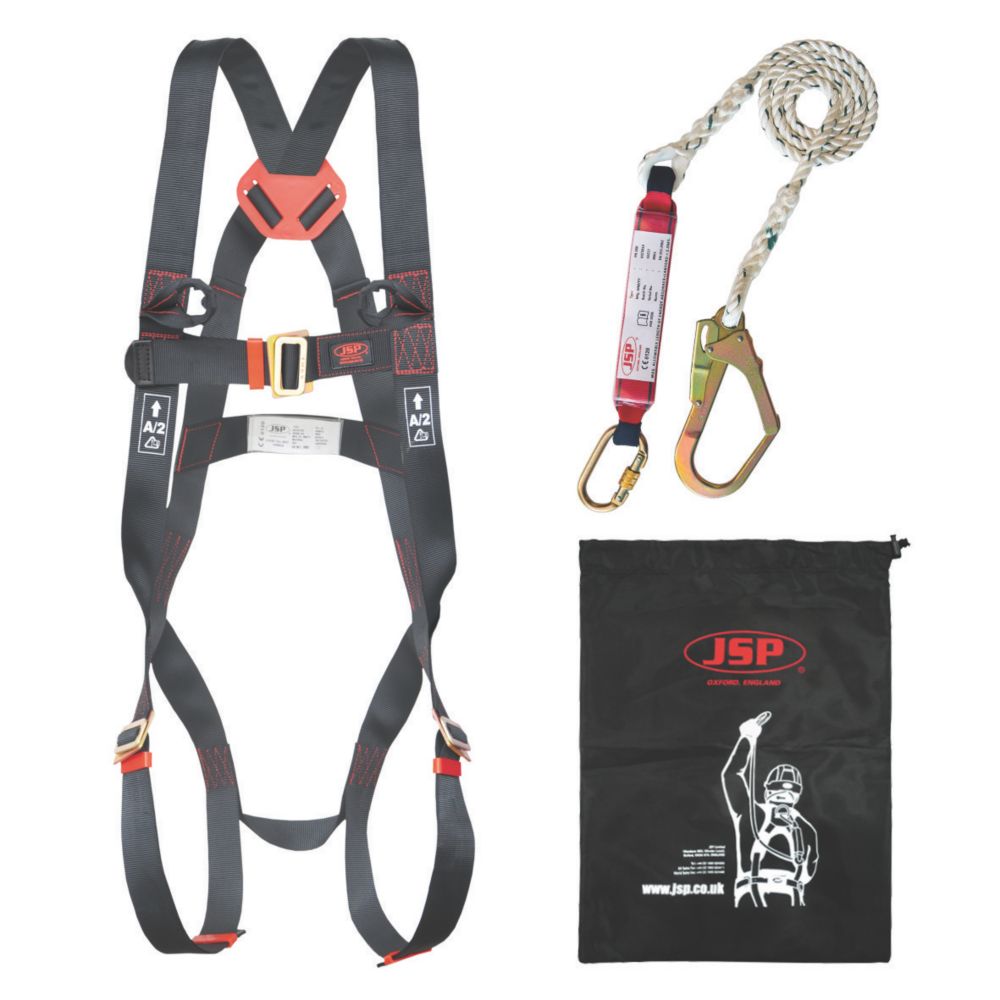 JSP Spartan Single Tail Fall Arrest Kit with Lanyard 2m
