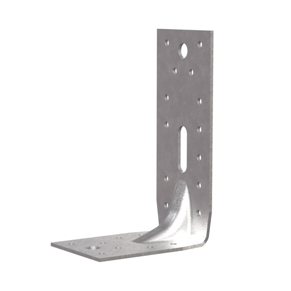 Sabrefix Heavy Duty Angle Brackets Galvanised 63 x 90mm 10 Pack