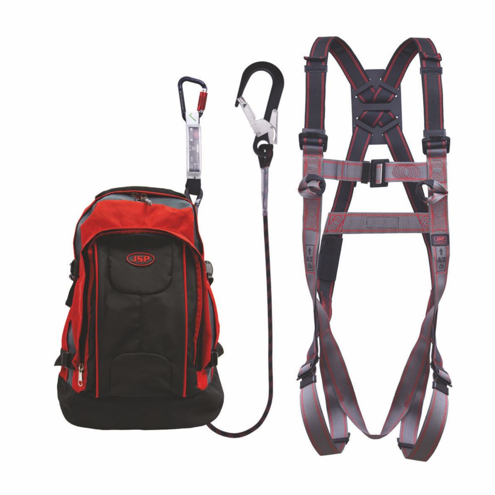 JSP Pioneer Twin Tail Fall Arrest Kit with Lanyard 2m Screwfix.eu