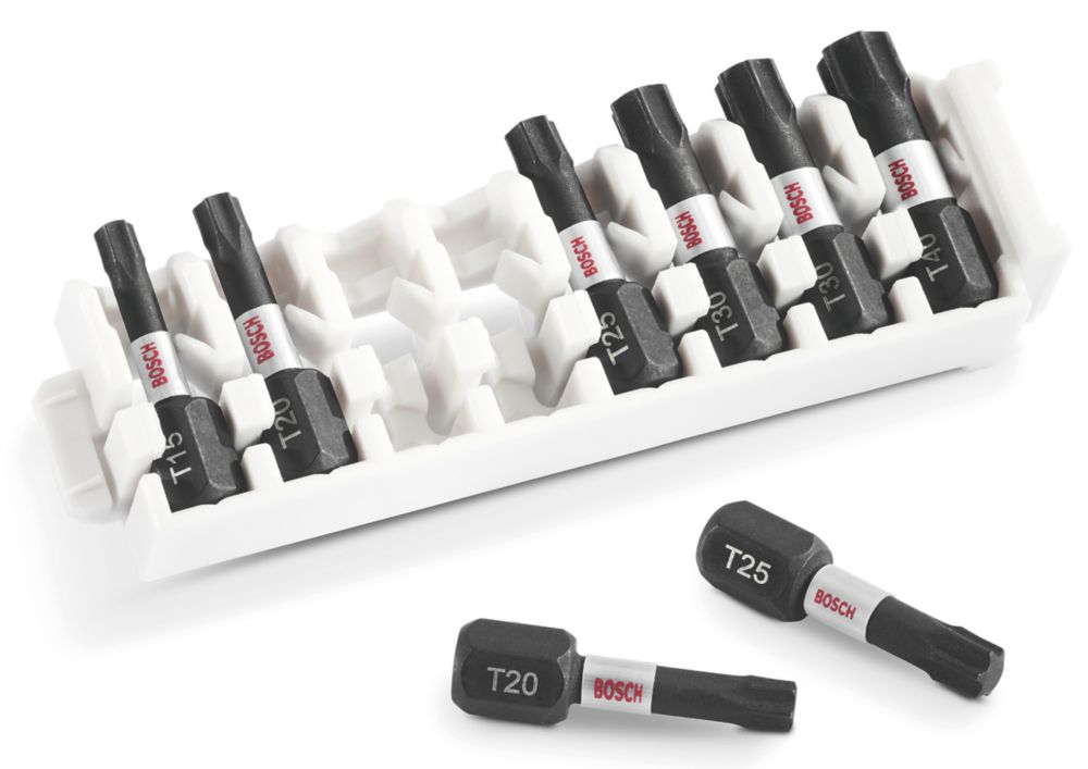 Bosch  ¼" Hex Shank Mixed Impact Control Screwdriver Set 8 Piece Set