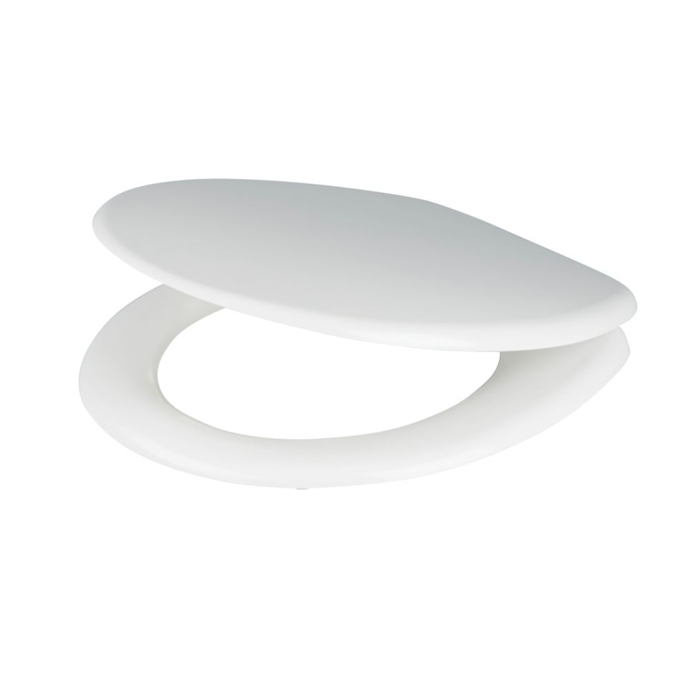 Standard Closing Toilet Seat Duraplast White Screwfix.eu