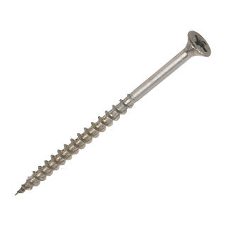 Timbadeck Double-Countersunk Stainless Steel Decking Screws 4.5 x 65mm 100 Pack