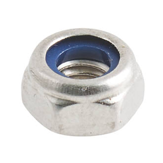 Easyfix A2 Stainless Steel Nylon Lock Nuts M5 100 Pack