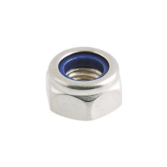 Easyfix A2 Stainless Steel Nylon Lock Nuts M10 100 Pack