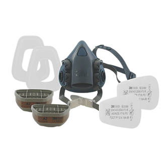 3M 7523 Half Mask Respirator & Filter Kit Medium A2-P3