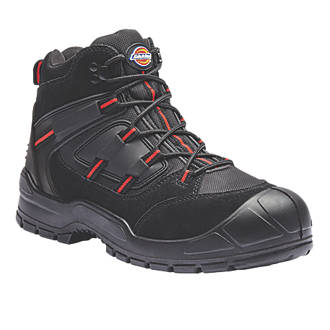Dickies Everyday   Safety Trainer Boots Black / Red Size 12