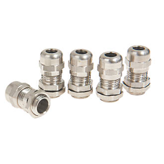 Schneider Electric 304L Stainless Steel Cable Glands  M20 4 Pack