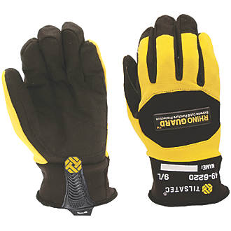 Tilsatec 49-6220 Rhinoguard Gloves Black / Yellow X Large