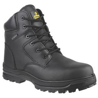 Amblers FS006C Metal Free  Safety Boots Black Size 4