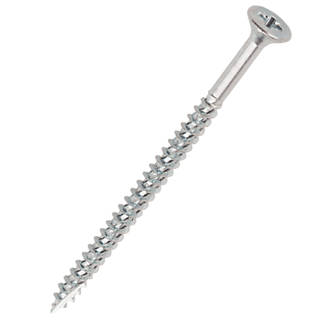 Turbo Silver PZ Double-Countersunk Multipurpose Screws 6 x 100mm 100 Pack