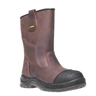DeWalt Fullerton   Safety Rigger Boots Brown Size 12