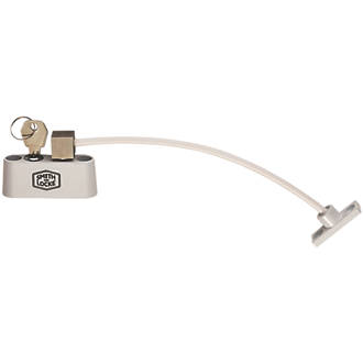 Smith & Locke Cable Window Restrictor White 89 -150mm
