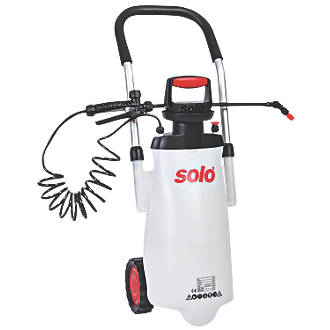 Solo SO453 Transparent Wheeled Trolley Sprayer 11Ltr