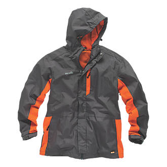 Scruffs Worker Jacket Graphite/Orange X Large 48" Chest
