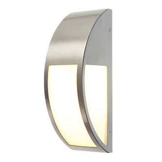 Convex Brushed S/Steel Wall Light 40W