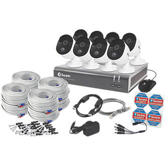 Swann SODVK-845808-UK 8-Channel Wired CCTV Kit & 8 Cameras