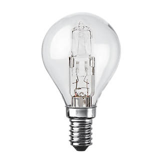 Diall  SES Mini Globe Halogen Light Bulb 702lm 46W 3 Pack