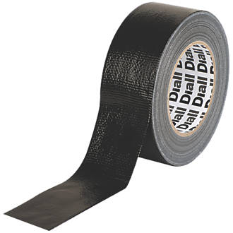 Diall Cloth Tape 42 Mesh Black 50m x 50mm