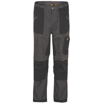 Site Komondor Multi-Pocket Trousers Black & Grey 38" W 32" L