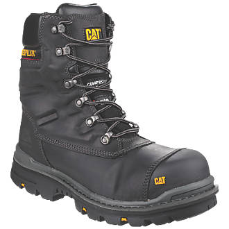 CAT Premier Metal Free  Safety Boots Black Size 9