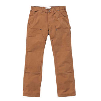 Carhartt Washed Duck Work Trousers Carhartt Brown 34" W 32" L