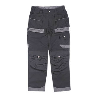 Dickies Eisenhower TWIN PACK Reinforced Work Trousers Black All Sizes 