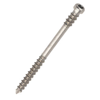 Spax Cylindrical A2 Stainless Steel Decking Screws 5 x 80mm 100 Pack