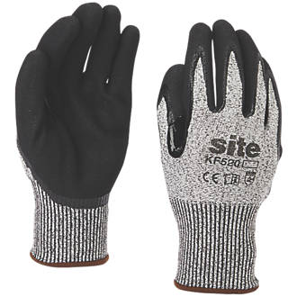 Site KF520 Gloves Grey / Black Medium