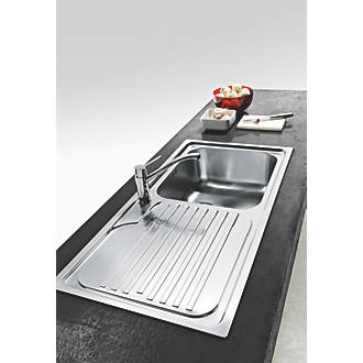 Franke Galassia Inset Kitchen Sink Stainless Steel 1 Bowl 1000 x 500mm
