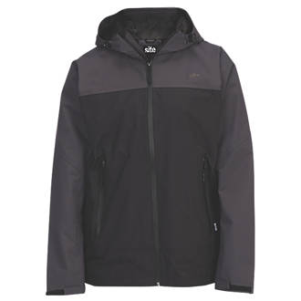Site Ninebark Waterproof Jacket Grey / Black Medium 39" Chest