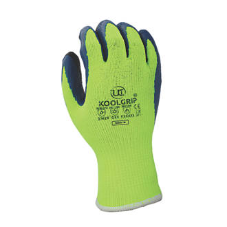 UCI G/KOOLGRIP/08 Thermal Latex Grip Gloves Yellow Medium